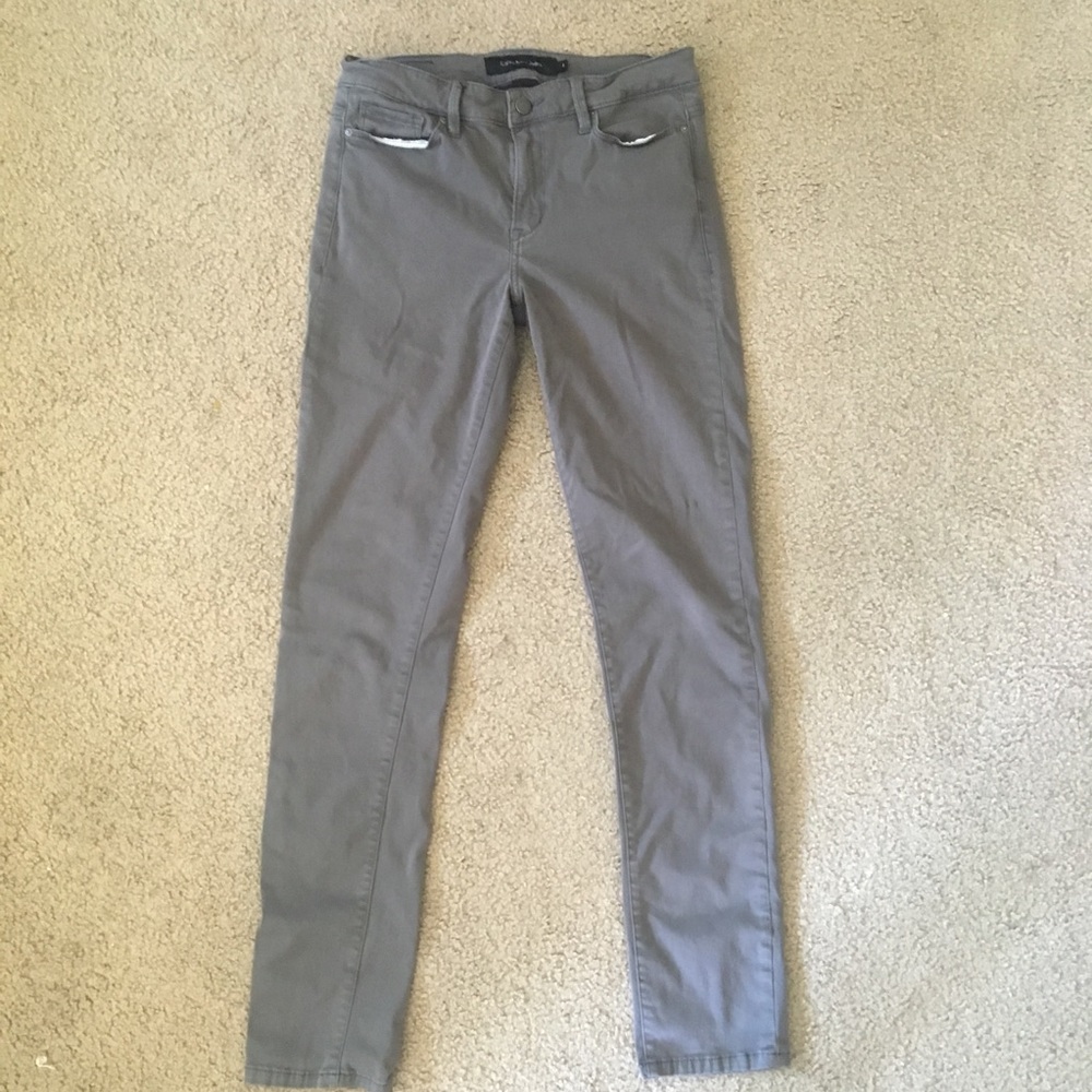 Calvin Klein Jeans grey skinny mid-rise pants jean